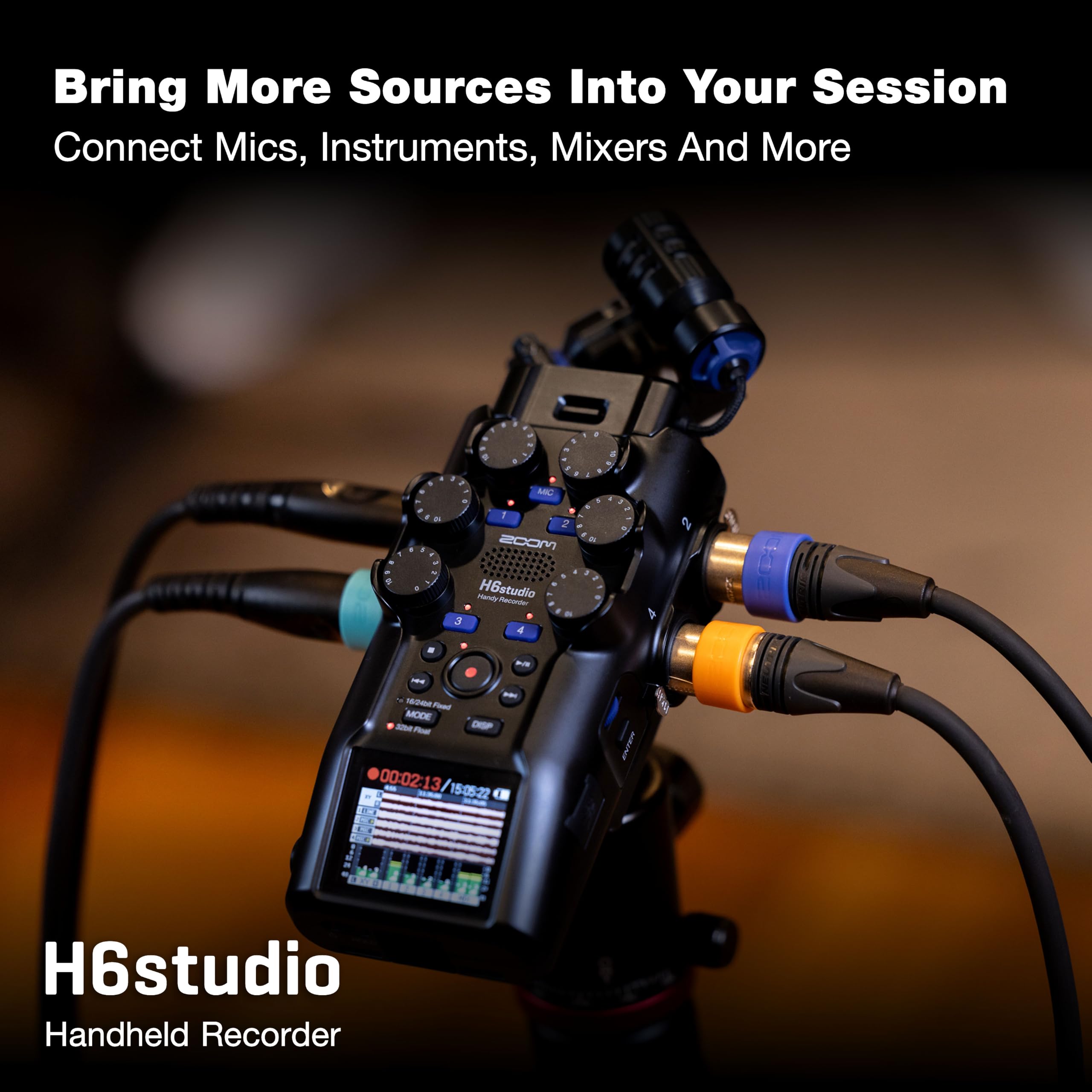 Amazon.com: Zoom H6 Studio Handheld Recorder for Musicians